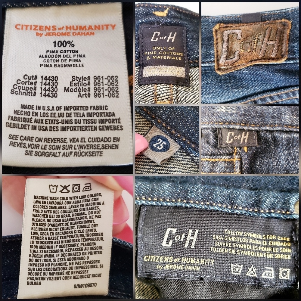 Citizens of Humanity High Waist Cutoff Shorts - Picture 3 of 8